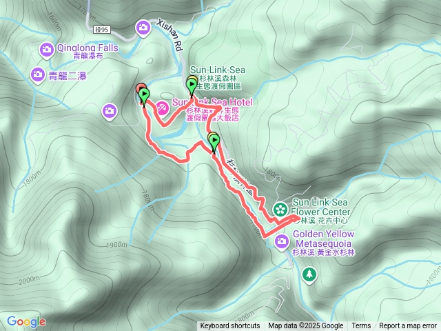 南投杉林溪樂山步道日月池楓葉波波草