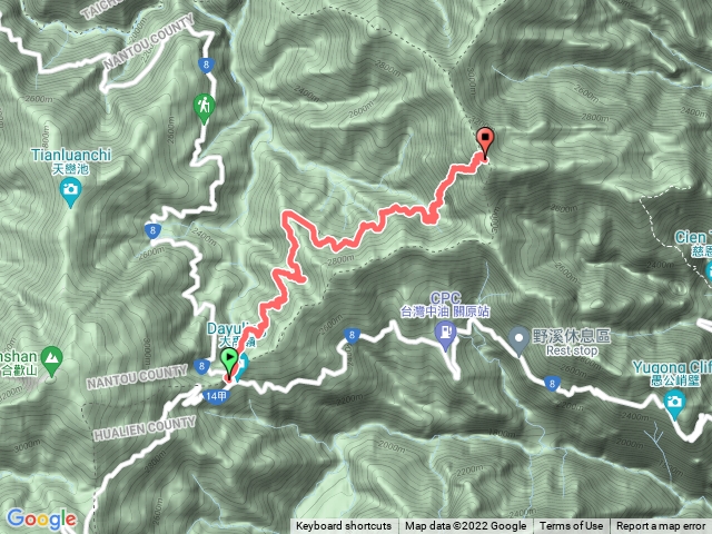 820線林道高繞上畢祿山