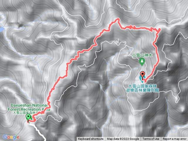 20230107捎來、小雪步道