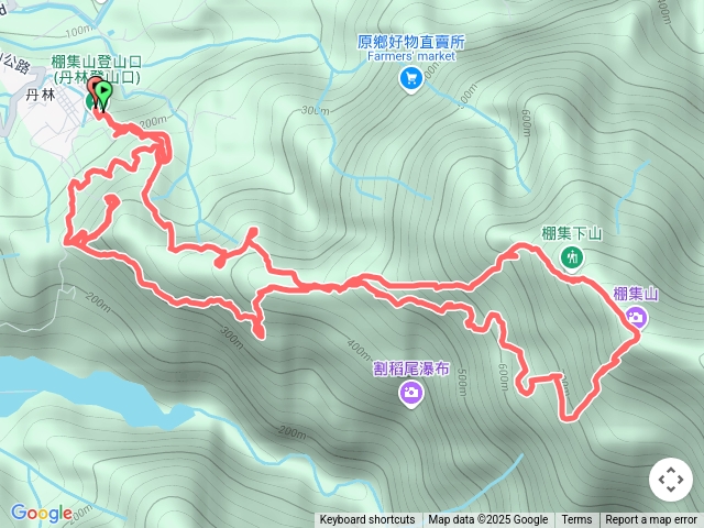 20250329棚集山繞大圈路線