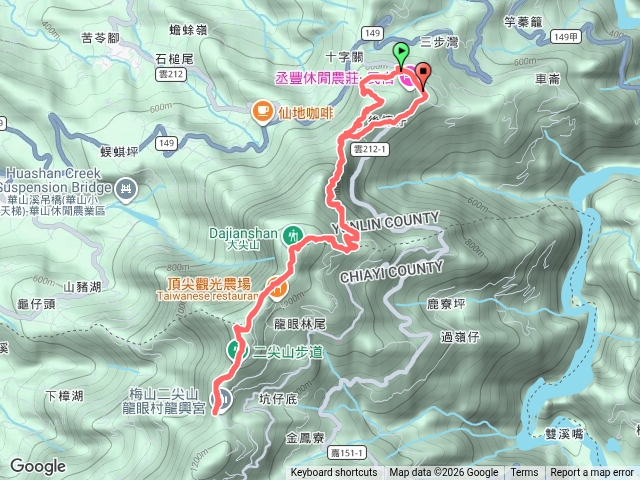 樟湖國中小後-棟山-大尖山-二尖山-龍興宮預覽圖