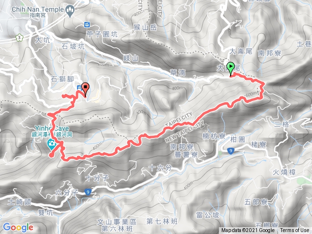 二四六縱走下銀河洞 (二格山_四面頭山_六分山)