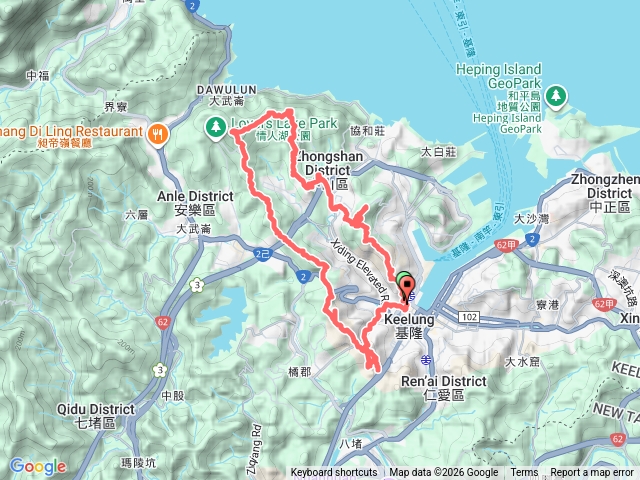劉銘傳隧道加基隆天際線15+1連峰大O繞預覽圖