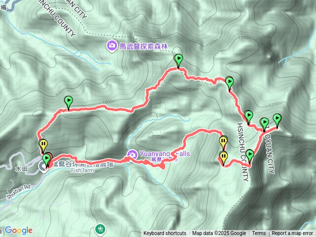 蓮包山.外鳥嘴山.那結山.貴妃山