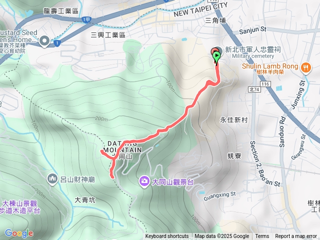 三角埔頂山（軍人忠靈祠上）