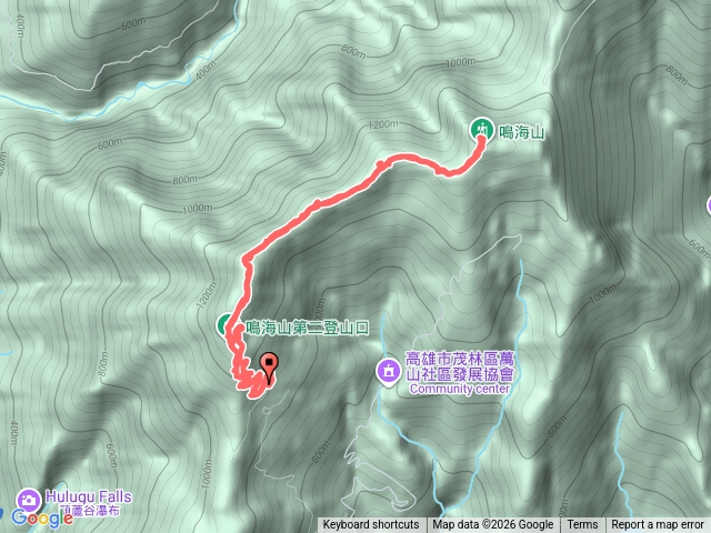 鳴海山網子山縱走預覽圖