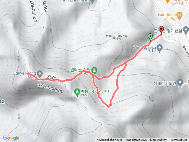 韓國首爾清溪山