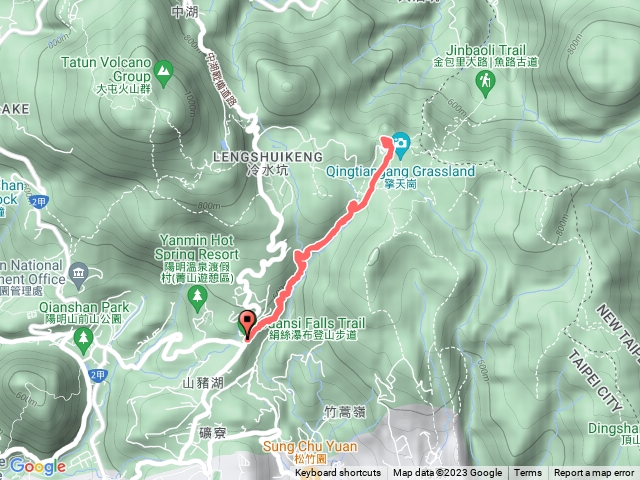 絹絲瀑布- 擎天崗