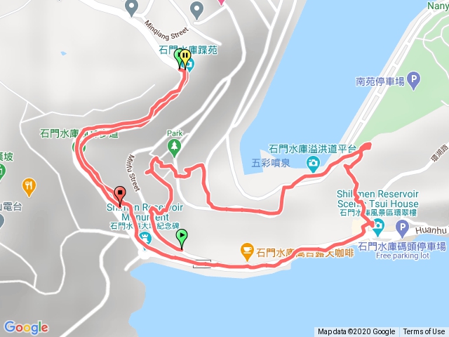 石門水庫賞楓步道