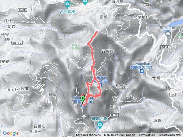 獨立山步道。獨立山至大巃頂步道