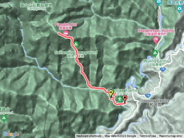 志佳陽大山，回頭有走錯一小段