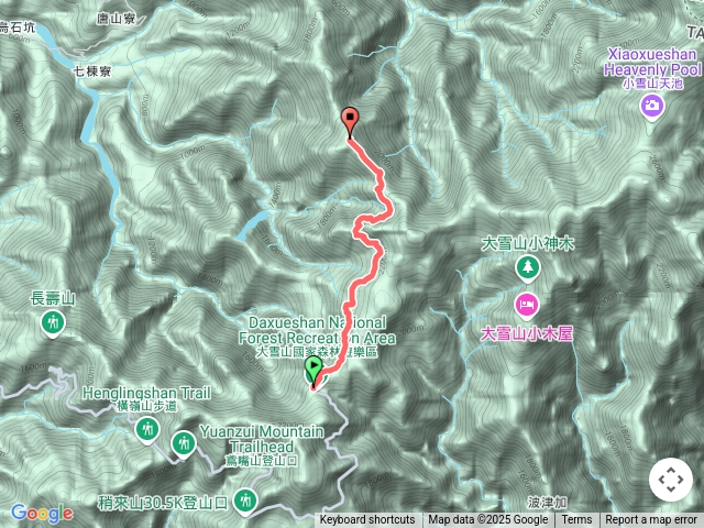 烏石坑山2178單趟