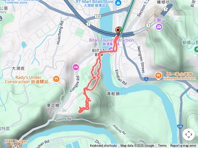 新店和美山賞螢步道