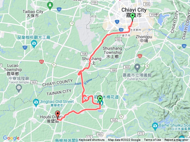 嘉義至後壁火車站探路之1