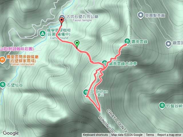 嘉南雲峰/石壁山小百岳