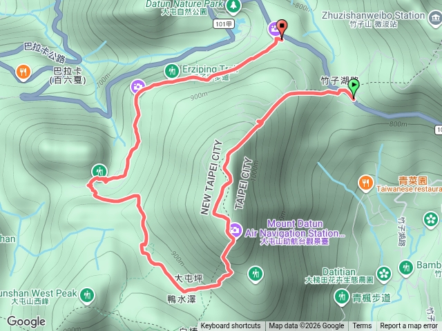 大屯山鞍部-二子坪