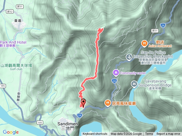 地磨兒公園～三地山