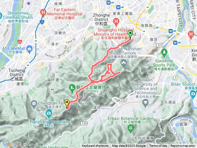 烘爐地登山步道(南勢角山)