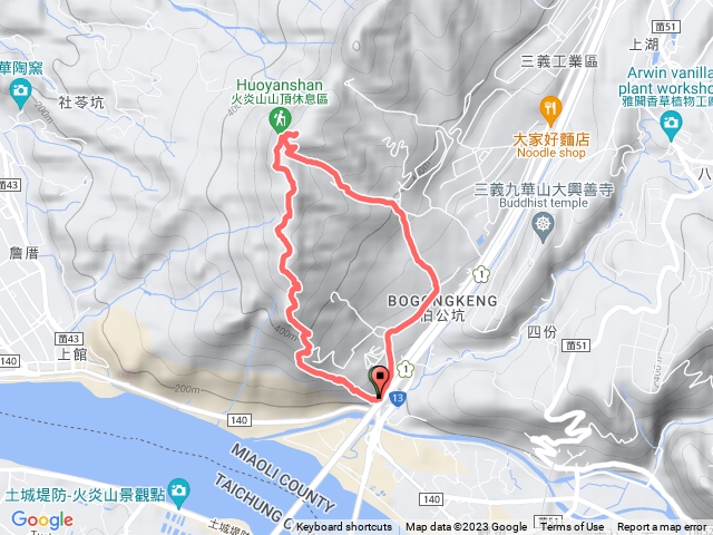 火炎山+南鞍古道O型