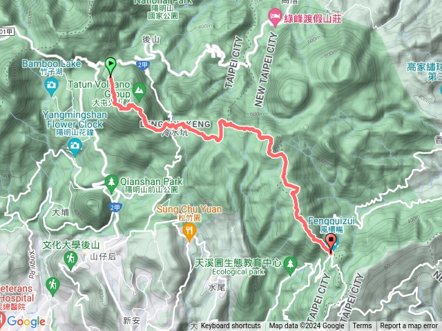 臺北大縱走第三段小油坑-風櫃嘴