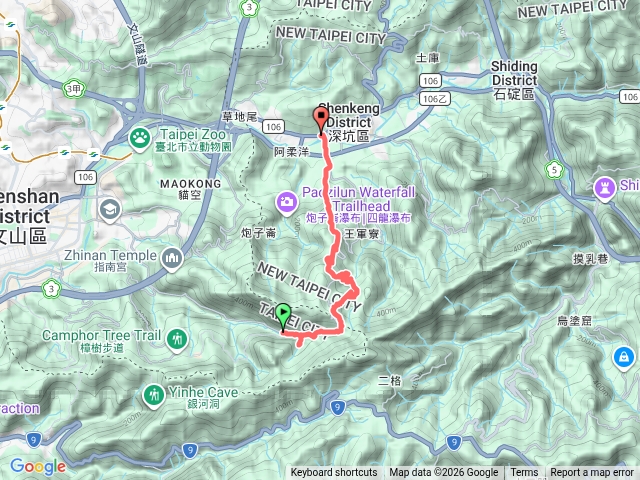 草楠-阿柔洋-南天宮-阿柔洋產道-大崎嶺古道-深坑老街預覽圖