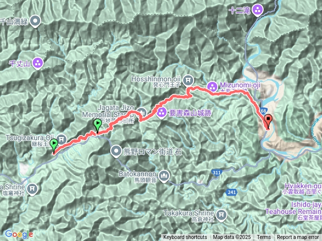 繼櫻王子到熊野大社（神岩開放道路）