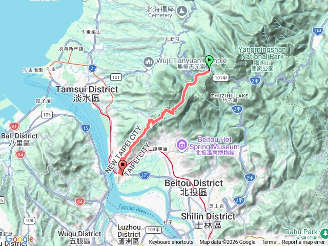 二子坪到關渡