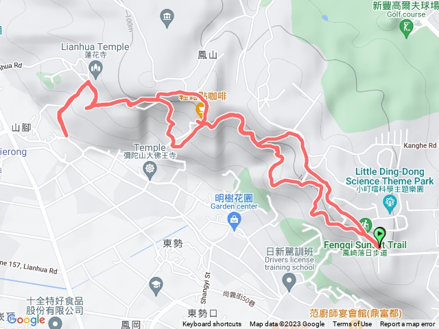 新豐 鳳崎落日步道連走蓮花寺環山步道