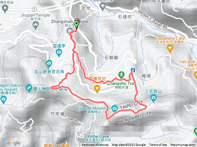 樟山寺—樟湖、鵝角格山、樟樹步道