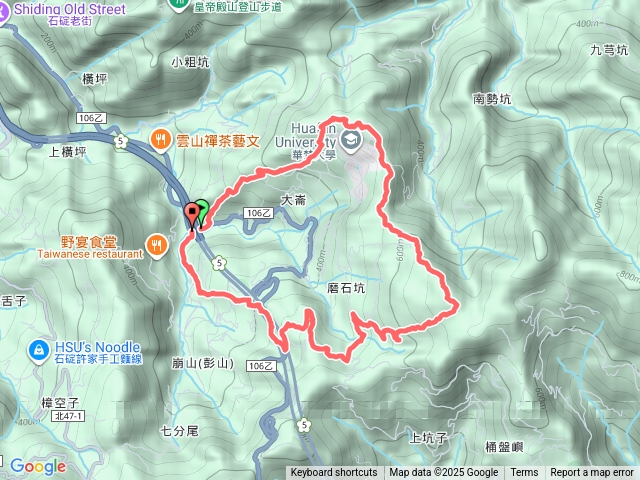 崩山大崙～石碇大崙～磨石坑山～圳沽古道0行