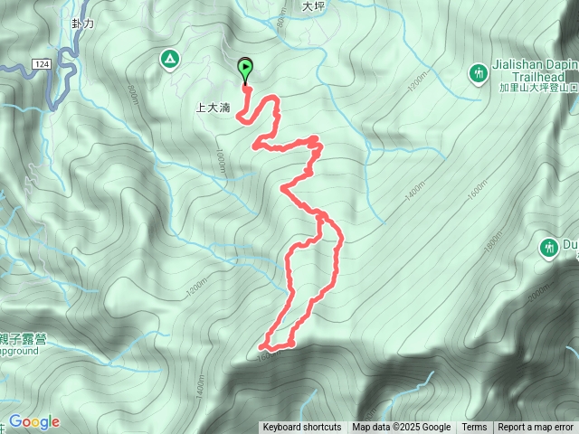 大湳林道登騰龍山O繞