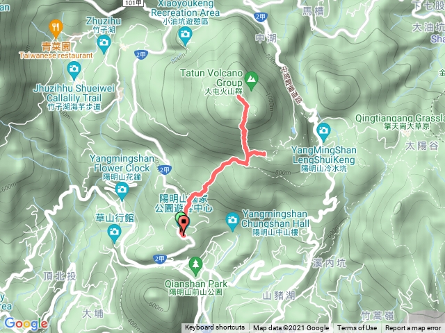 苗圃 七星山 往返