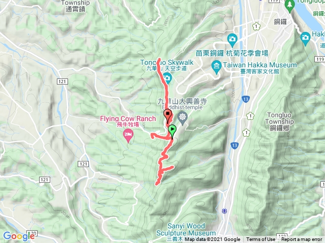 三通嶺北稜後段、長潭坑山、挑鹽古道、九華山天空步道