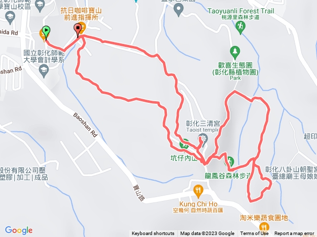 彰化寶山校區.三清宮.龍鳳谷步道.歡喜園森林步道大亂走