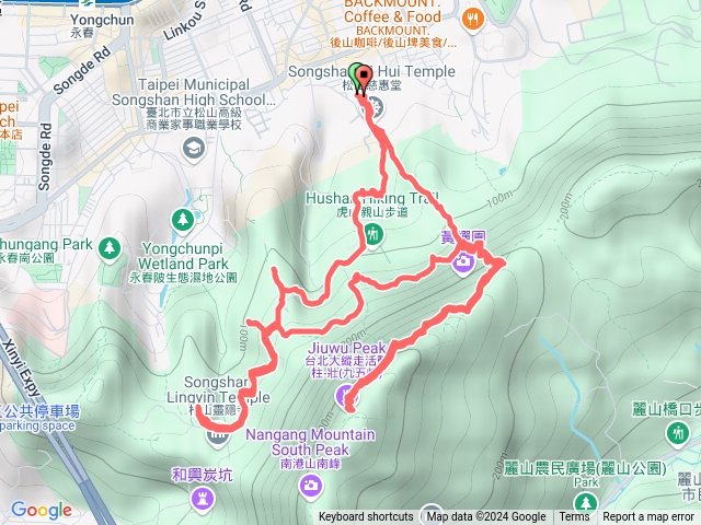 九五峰-豹山峰-獅山峰-虎山峰（環狀）預覽圖