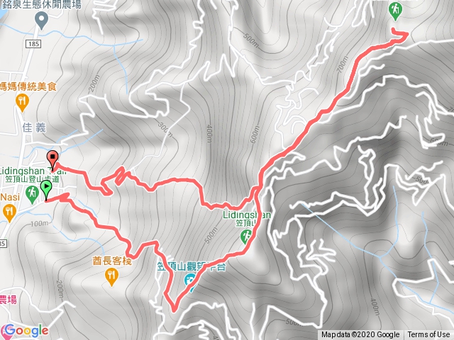 2020-11-21笠頂山走真笠西南峰(涼山)