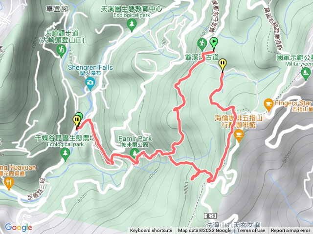 聖人瀑布帕米爾五連峰