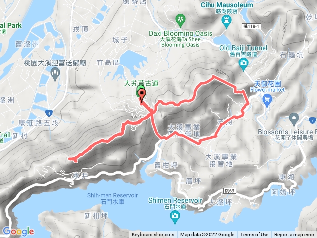 溪洲山/大艽芎古道環繞