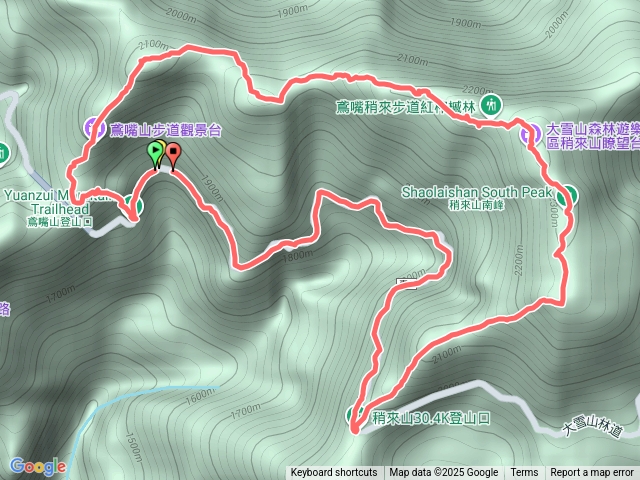 27.2K鳶嘴捎來、捎來山南峰30.4K走馬路回來預覽圖