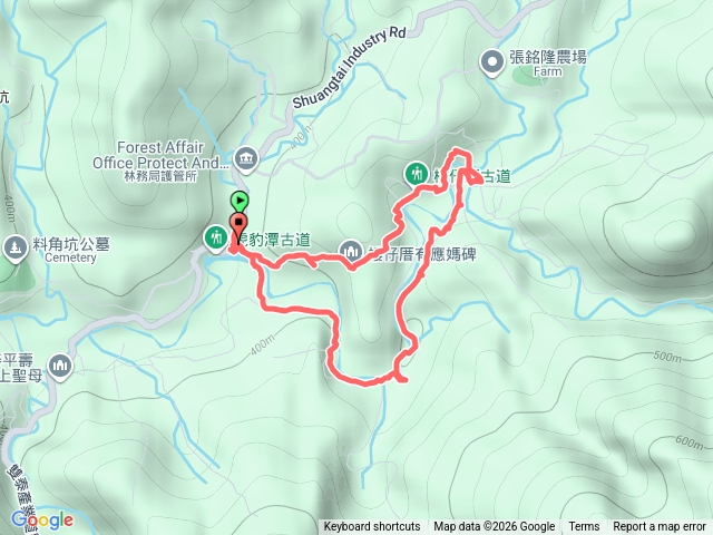 虎豹潭古道預覽圖