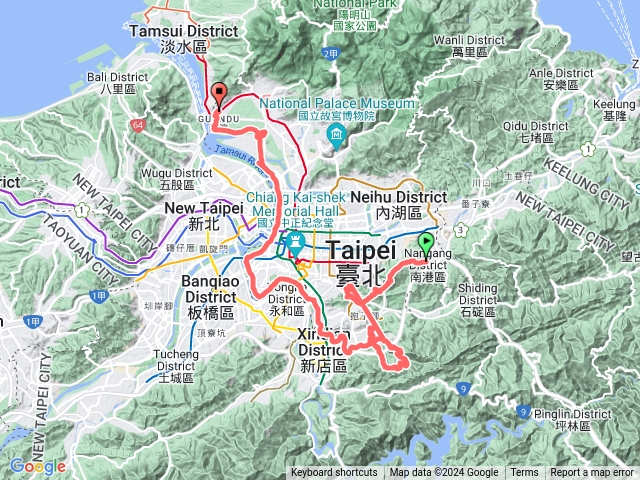 臺北大縱走六七八