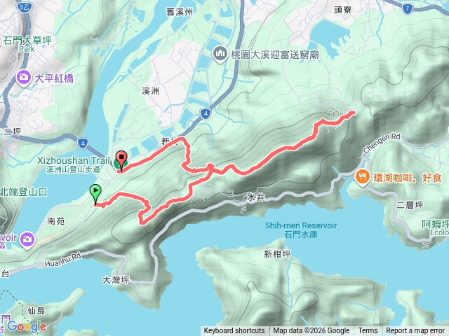 溪洲山，溪石亭