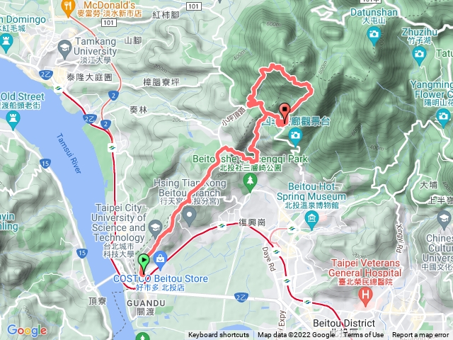 20220529 台北大縱走第一段：關渡到向天池