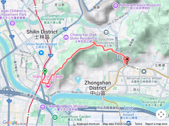 劍潭山到劍南站