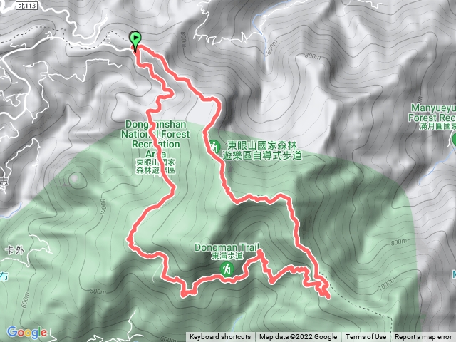 20220418_志繼山→東眼山→東滿步道O型