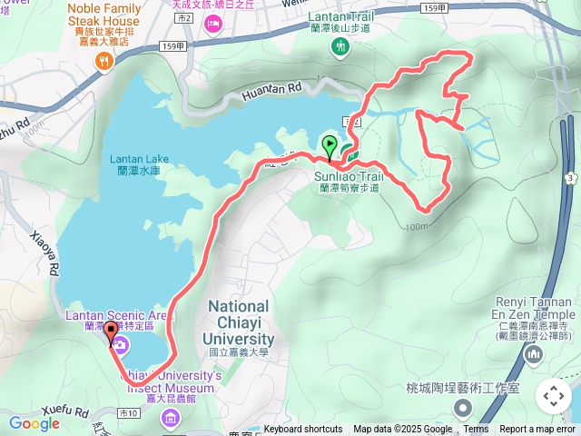 蘭潭後山步道健行