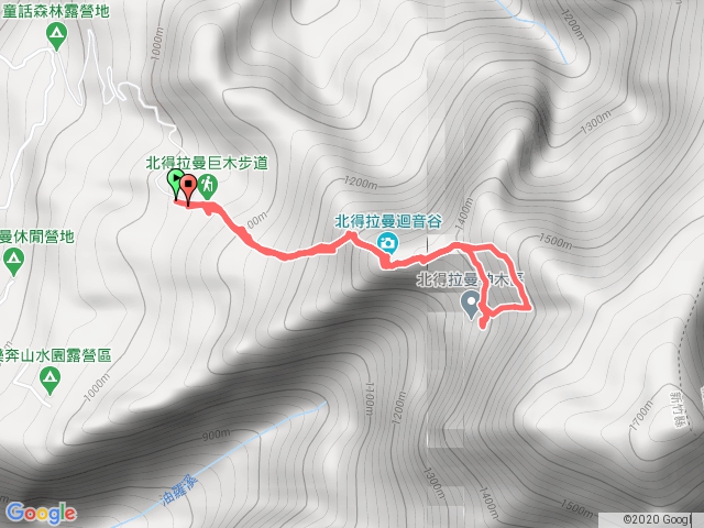 1081026尖石鄉北得拉曼神木步道