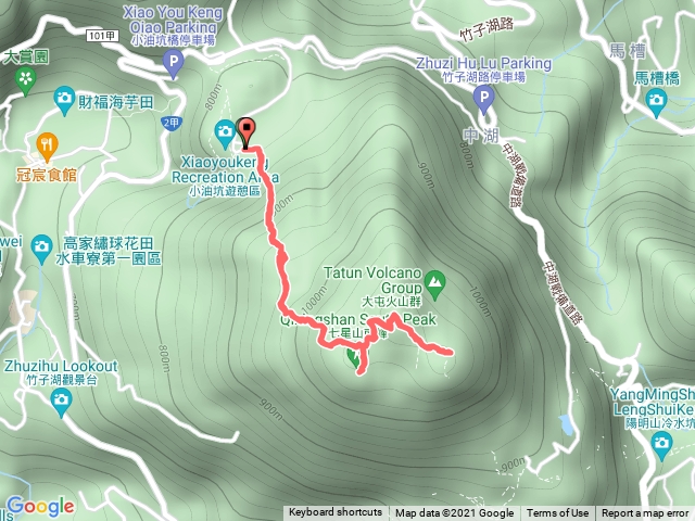 阿丸的七星山主、東、南峰