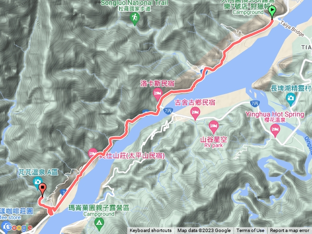 芃芃溫泉、溯溪、野營、肉粽、茶葉蛋