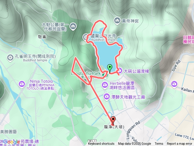 龍潭湖加一段汽車